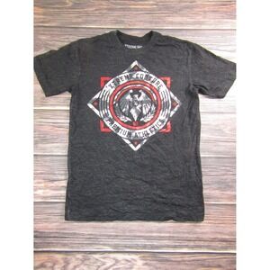 Xtreme Couture Affliction Mens Medium Black T Shirt Biker Motorcycle USA
